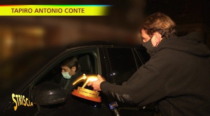 ANTONIO CONTE RIFIUTA IL TAPIRO D’ORO
