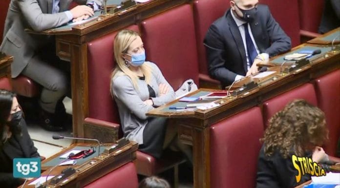 GIORGIA MELONI SCOSCIATA A SUA INSAPUTA AL TG3