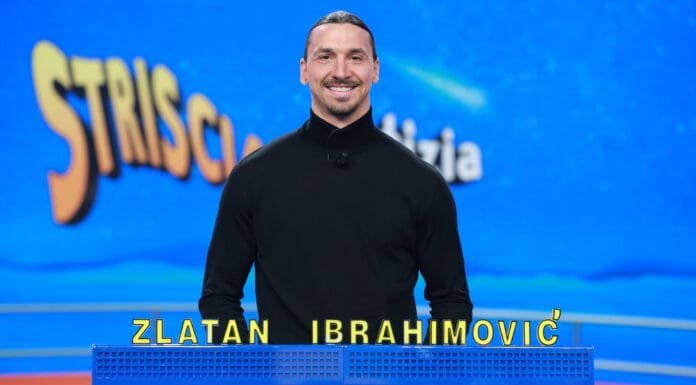 ZLATAN IBRAHIMOVIC SPACCA STRISCIA LA NOTIZIA