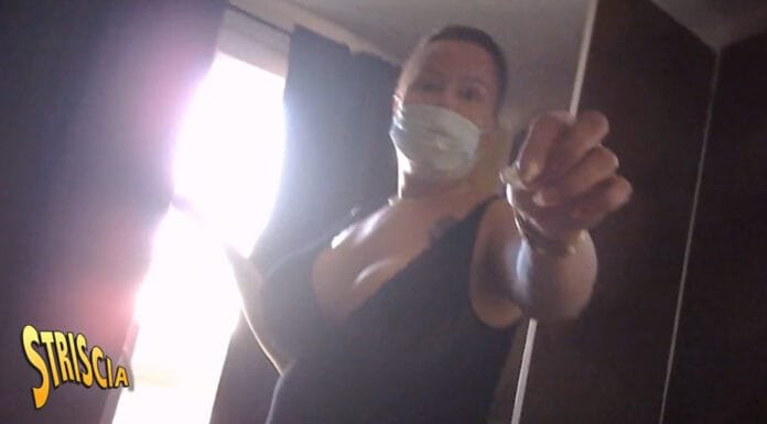 A STRISCIA LA NOTIZIA BRUMOTTI MOSTRA LE IMMAGINI ESCLUSIVE DELLA TRANS DEL CASO MARRAZZO