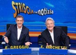 RECORD D’ASCOLTI PER IL RITORNO DI GREGGIO E IACCHETTI A STRISCIA LA NOTIZIA