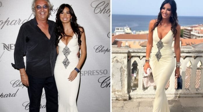 ELISABETTA GREGORACI: UN VESTITO “RICICLATO” PER UN MATRIMONIO A SOVERATO