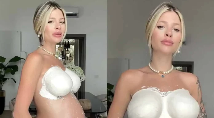 CHIARA NASTI HA SCELTO DI REALIZZARE UN CALCO DEL SUO PANCIONE