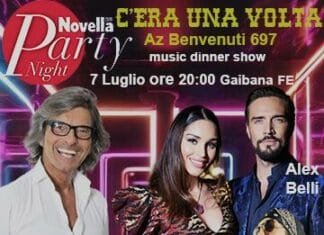 NOVELLA 2000 PARTY NIGHT TOUR FA TAPPA A FERRARA