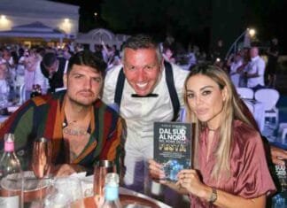 LA CENA SULL’ACQUA A VILLA RENOIR CON ELENA MORALI E LUIGI FAVOLOSO