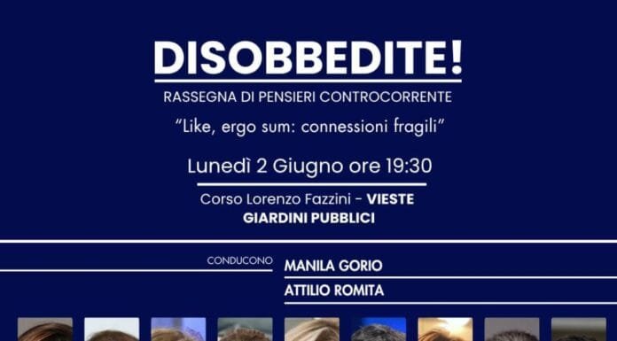 Una rassegna di pensieri controcorrente”, ideata e promossa dal Direttore Editoriale di Political TV, Manila Gorio